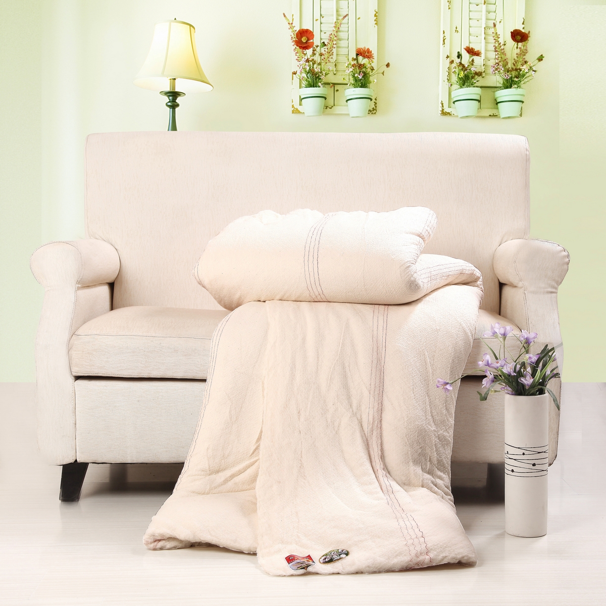 91家纺网 家纺一手货源 找家纺 （总）新月家纺（锦威郎） 2025新款新疆特级长绒棉花被子被芯