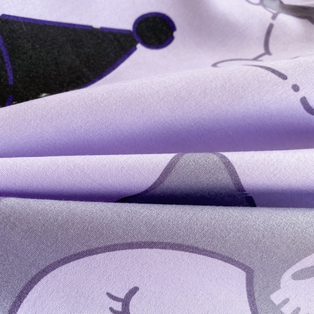 91家纺网 家纺一手货源 找家纺 一电 2025新款卡通A类水洗棉麻单人单层枕头套亲肤双人枕套 爱心库洛米