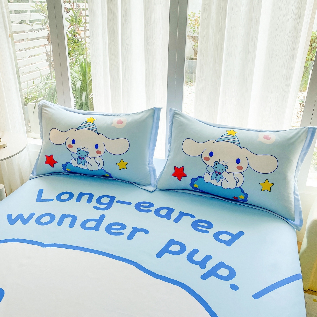 91家纺网 家纺一手货源 找家纺 一电 2025新款卡通床单单件被单学生宿舍被罩三件套单人儿童上下床床单-第四批 乖乖玉桂狗