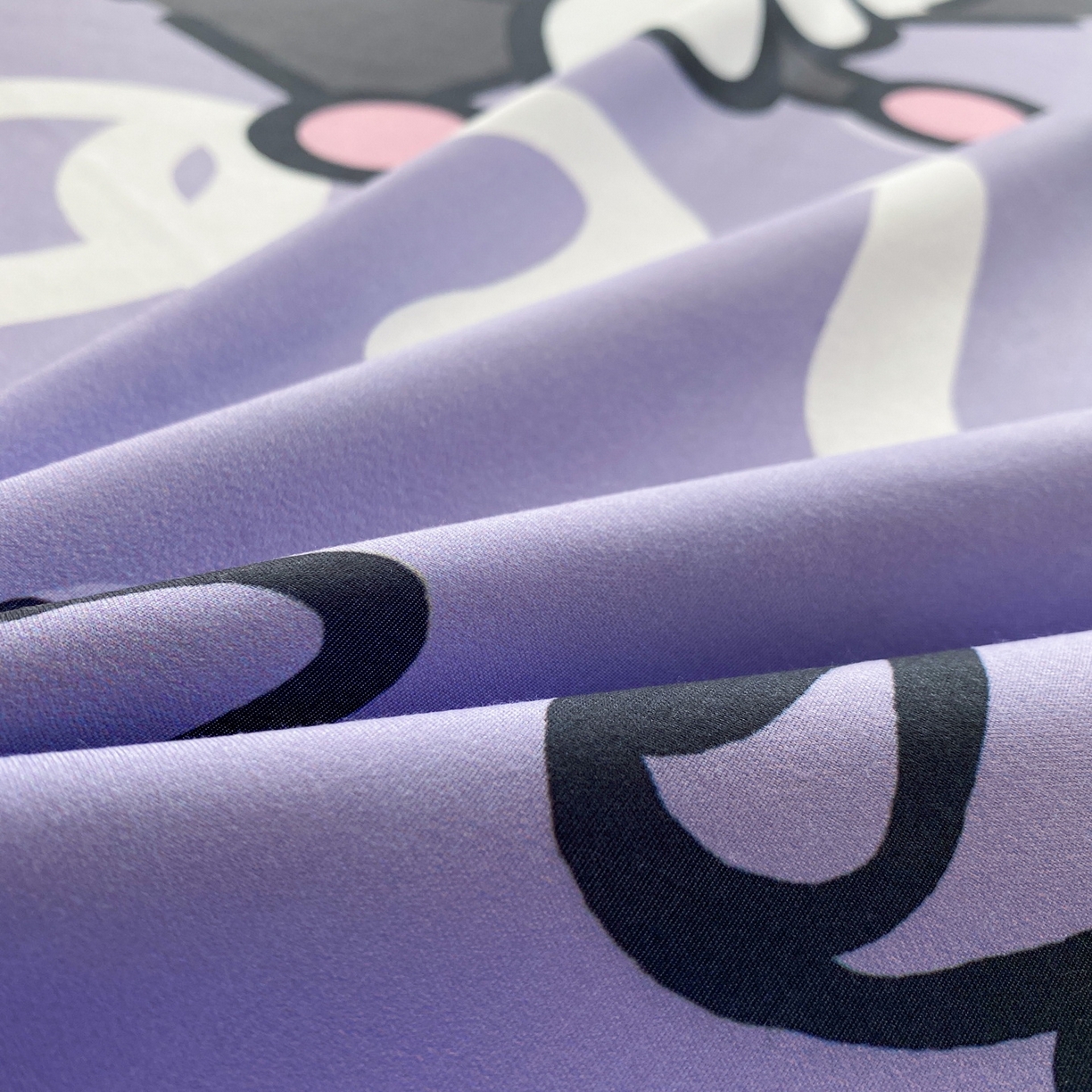 91家纺网 家纺一手货源 找家纺 一电 2025新款卡通床单单件被单学生宿舍被罩三件套单人儿童上下床床单-第四批 圆点库洛米