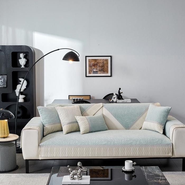 91家纺网 家纺一手货源 找家纺 （总）峻杨 2025新款柔软亲肤雪尼尔沙发垫耐用耐磨防滑四季可用可机洗水洗定制尺寸请联系客服-清馨梦圆