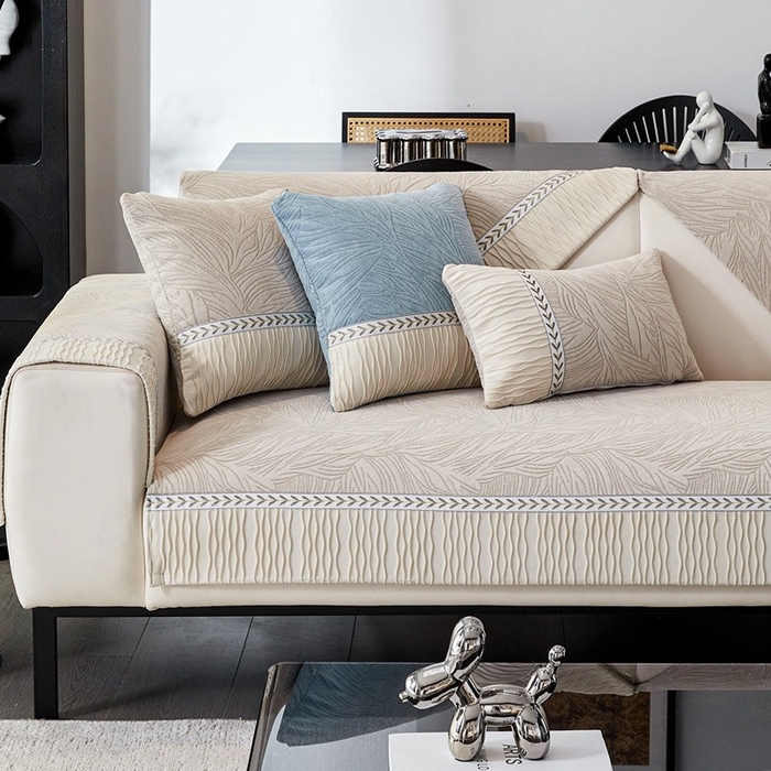 91家纺网 家纺一手货源 找家纺 （总）峻杨 2025新款柔软亲肤雪尼尔沙发垫耐用耐磨防滑四季可用可机洗水洗定制尺寸请联系客服-清馨梦圆