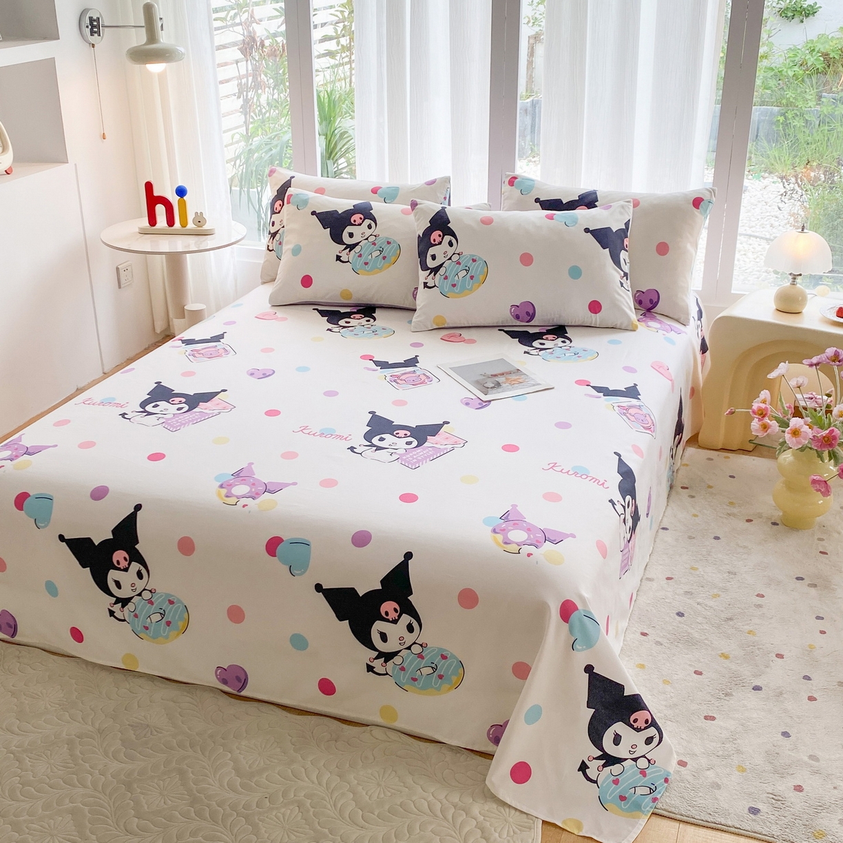 91家纺网 家纺一手货源 找家纺 （总）一电 2025新款卡通床单单件被单学生宿舍被罩三件套单人儿童上下床床单-第五批