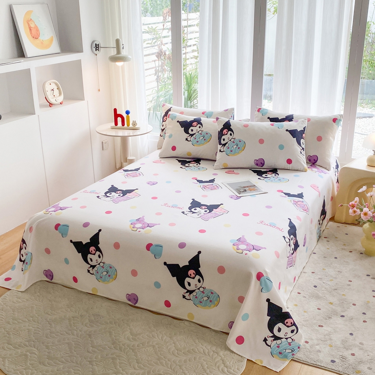 91家纺网 家纺一手货源 找家纺 （总）一电 2025新款卡通床单单件被单学生宿舍被罩三件套单人儿童上下床床单-第五批