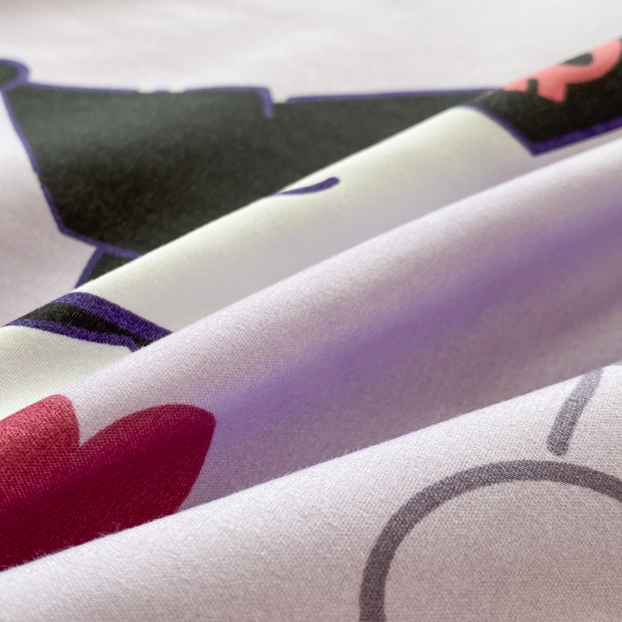 91家纺网 家纺一手货源 找家纺 一电 2025新款卡通床单单件被单学生宿舍被罩三件套单人儿童上下床床单-第五批 爱心库洛米