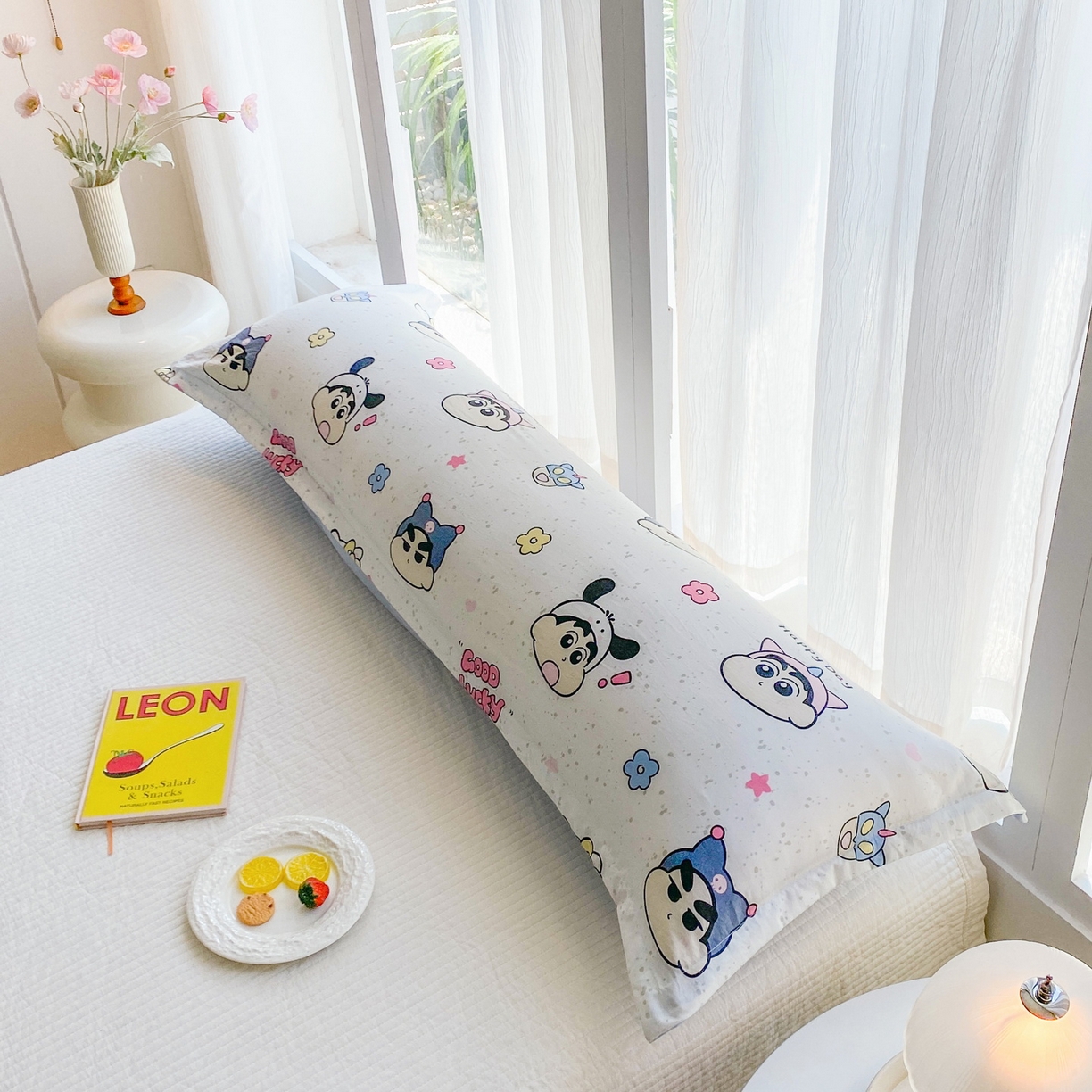 91家纺网 家纺一手货源 找家纺 一电 2025新款卡通A类水洗棉麻单人单层枕头套亲肤双人枕套 快乐少年