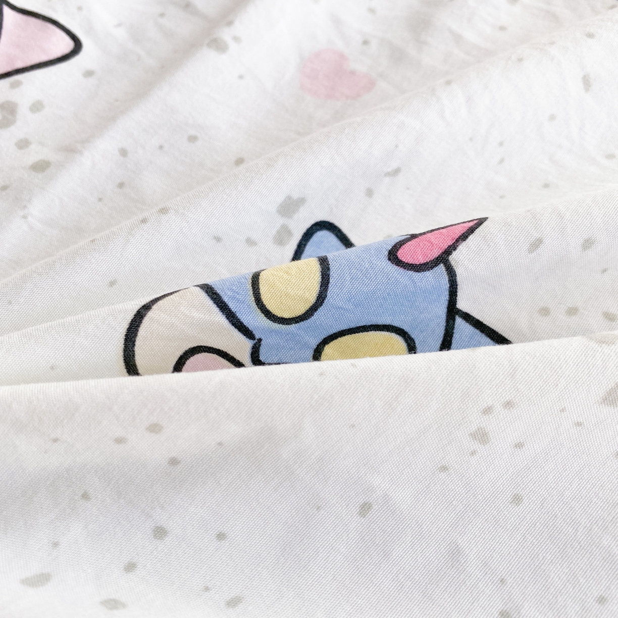 91家纺网 家纺一手货源 找家纺 一电 2025新款卡通A类水洗棉麻单人单层枕头套亲肤双人枕套 快乐少年