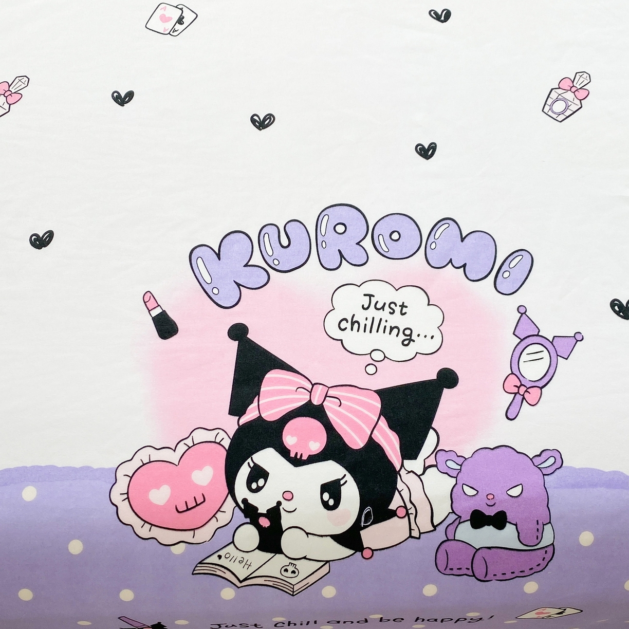 91家纺网 家纺一手货源 找家纺 一电 2025新款卡通床单单件被单学生宿舍被罩三件套单人儿童上下床床单-第五批 卡牌库洛米