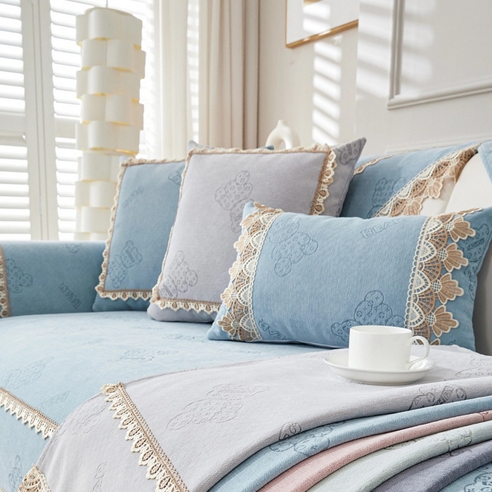 91家纺网 家纺一手货源 找家纺 （总）峻杨 2025新款柔软亲肤雪尼尔沙发垫耐用耐磨防滑四季可用可机洗水洗定制尺寸请联系客服-小熊