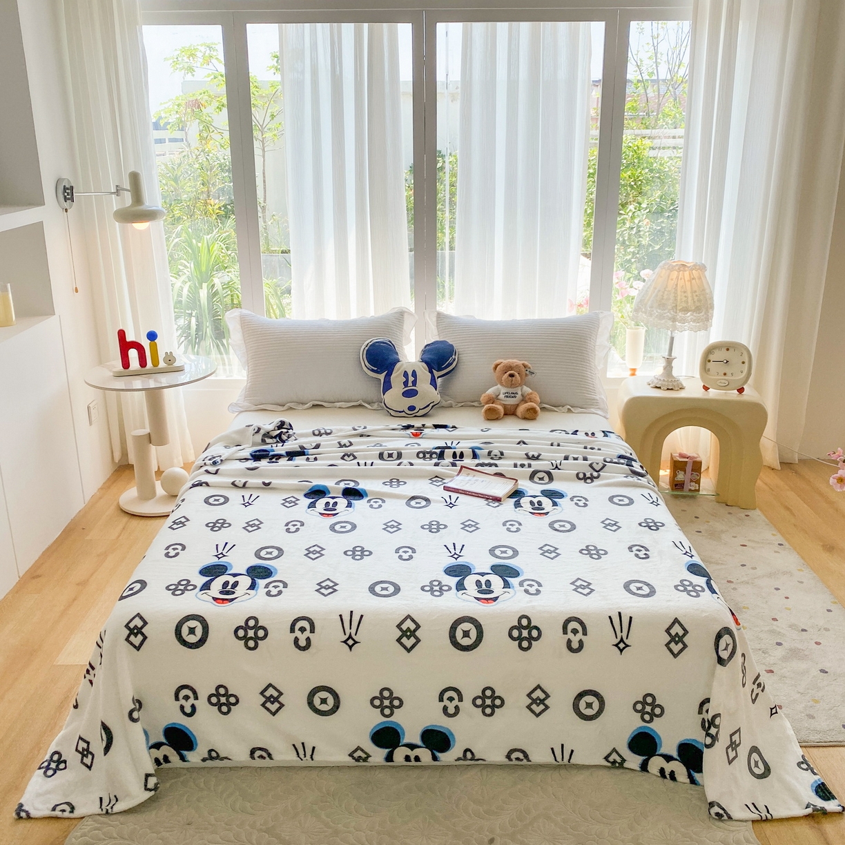 91家纺网 家纺一手货源 找家纺 （总）一电 2025新款卡通高克重双面法莱绒毛毯四季盖毯