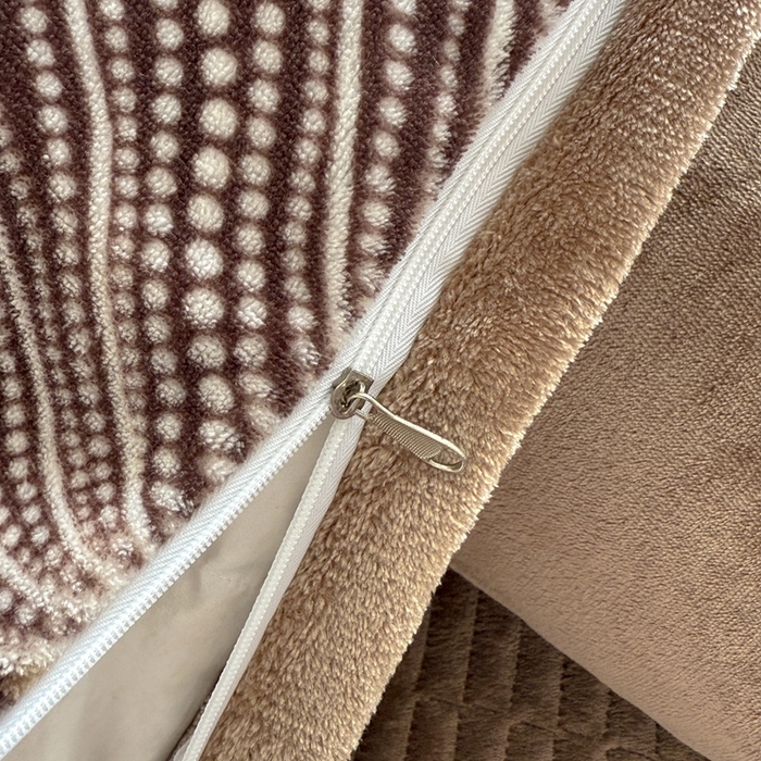 91家纺网 家纺一手货源 找家纺 梵克保罗 2025秋冬新款印花牛奶绒床盖炕垫炕盖四件套-云裳 云裳-南瓜乡