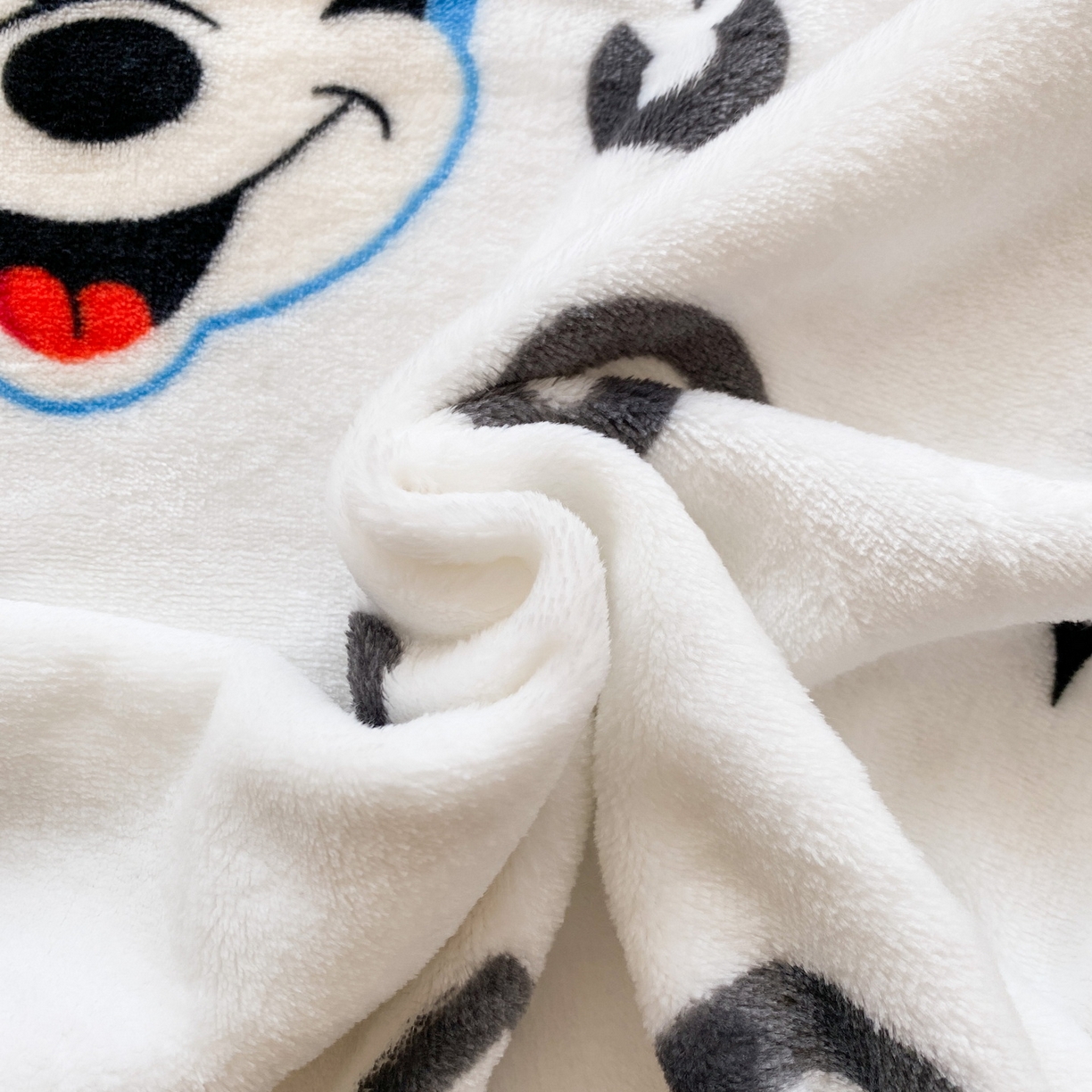 91家纺网 家纺一手货源 找家纺 一电 2025新款卡通高克重双面法莱绒毛毯四季盖毯 米鼠时尚标