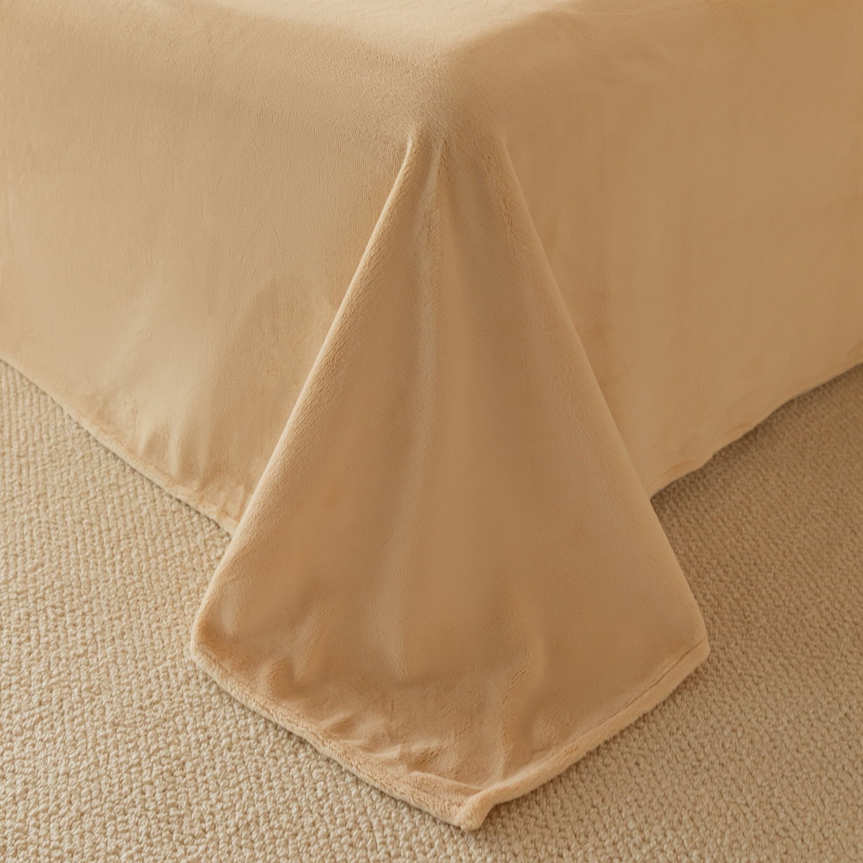 91家纺网 家纺一手货源 找家纺 寐绸家纺 2025秋冬新款230g牛奶绒数码印花四件套 数码四件套-绚丽花朵