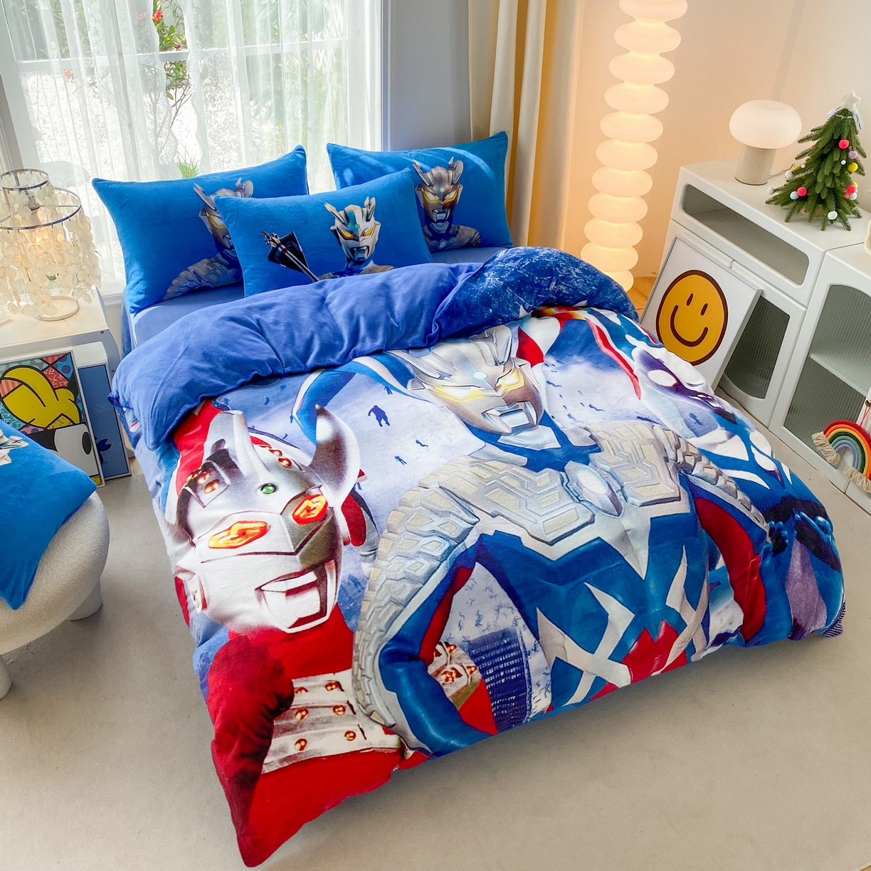 91家纺网 家纺一手货源 找家纺 （总）一电 2025新款双面牛奶绒被套单件150x200儿童加厚法兰珊瑚绒被罩200x230冬季-第一批