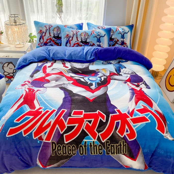 91家纺网 家纺一手货源 找家纺 （总）一电 2025新款双面牛奶绒被套单件150x200儿童加厚法兰珊瑚绒被罩200x230冬季-第一批