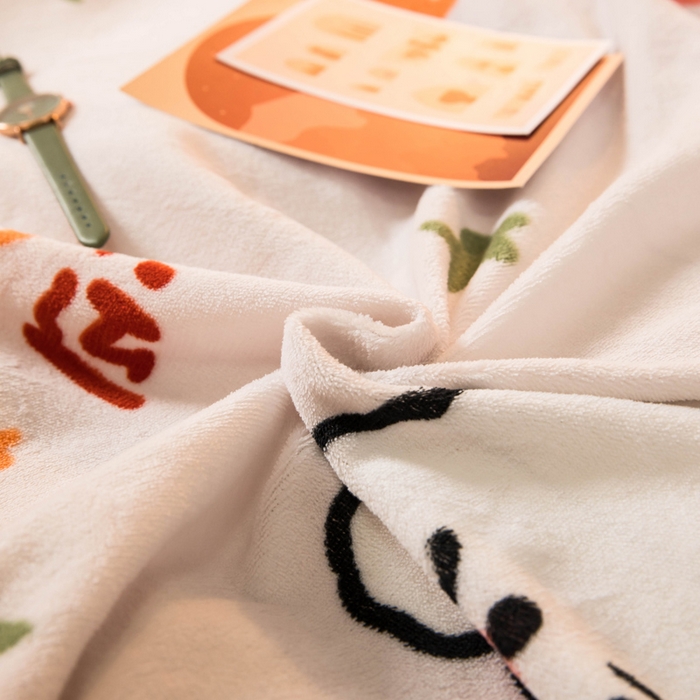 91家纺网 家纺一手货源 找家纺 宅部落 2025新款高克重牛奶绒四件套法莱绒三件套单被套 好运连连