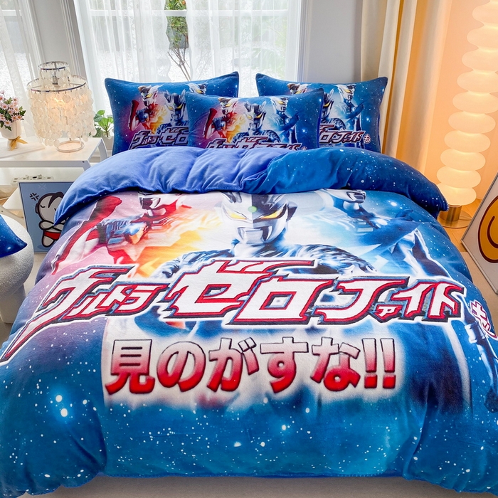 91家纺网 家纺一手货源 找家纺 （总）一电 2025新款双面牛奶绒被套单件150x200儿童加厚法兰珊瑚绒被罩200x230冬季-第一批