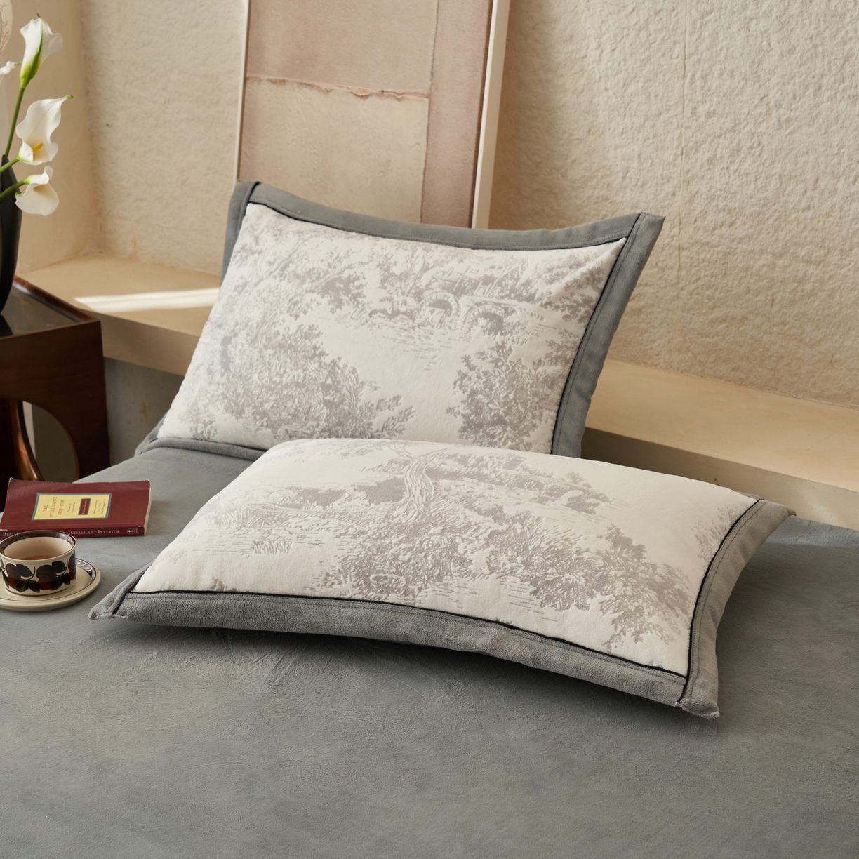 91家纺网 家纺一手货源 找家纺 （总）寐绸家纺 2025秋冬新款230g牛奶绒染色雕花四件套