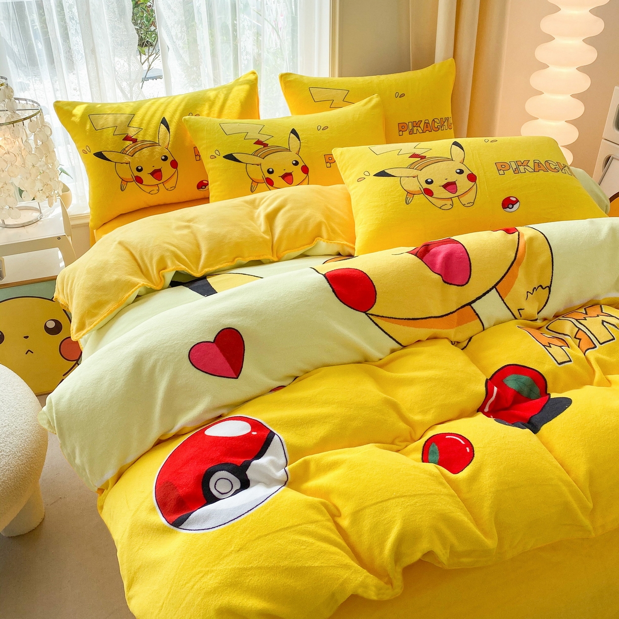 91家纺网 家纺一手货源 找家纺 （总）一电 2025新款双面牛奶绒被套单件150x200儿童加厚法兰珊瑚绒被罩200x230冬季-第二批