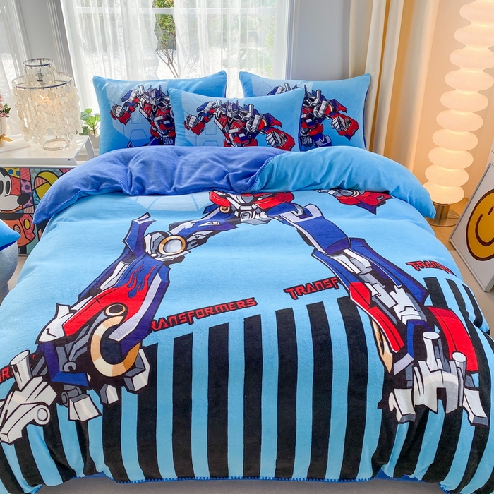 91家纺网 家纺一手货源 找家纺 （总）一电 2025新款双面牛奶绒被套单件150x200儿童加厚法兰珊瑚绒被罩200x230冬季-第二批