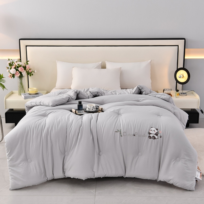 91家纺网 家纺一手货源 找家纺 （总）小牛席业 2025新款熊猫保暖被系列被子被芯