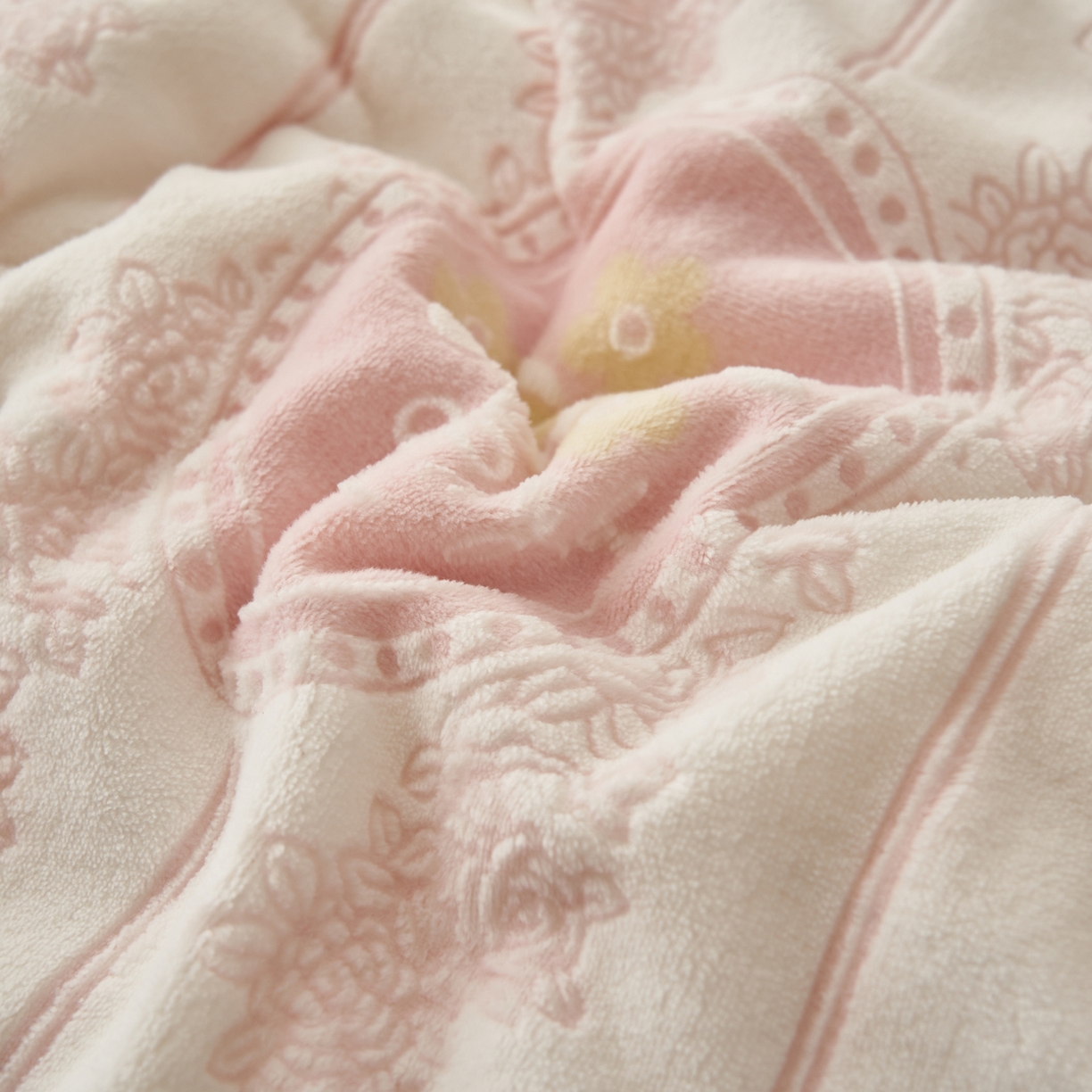 91家纺网 家纺一手货源 找家纺 寐绸家纺 2025秋冬新款230g牛奶绒染色雕花四件套 雕花四件套-花境