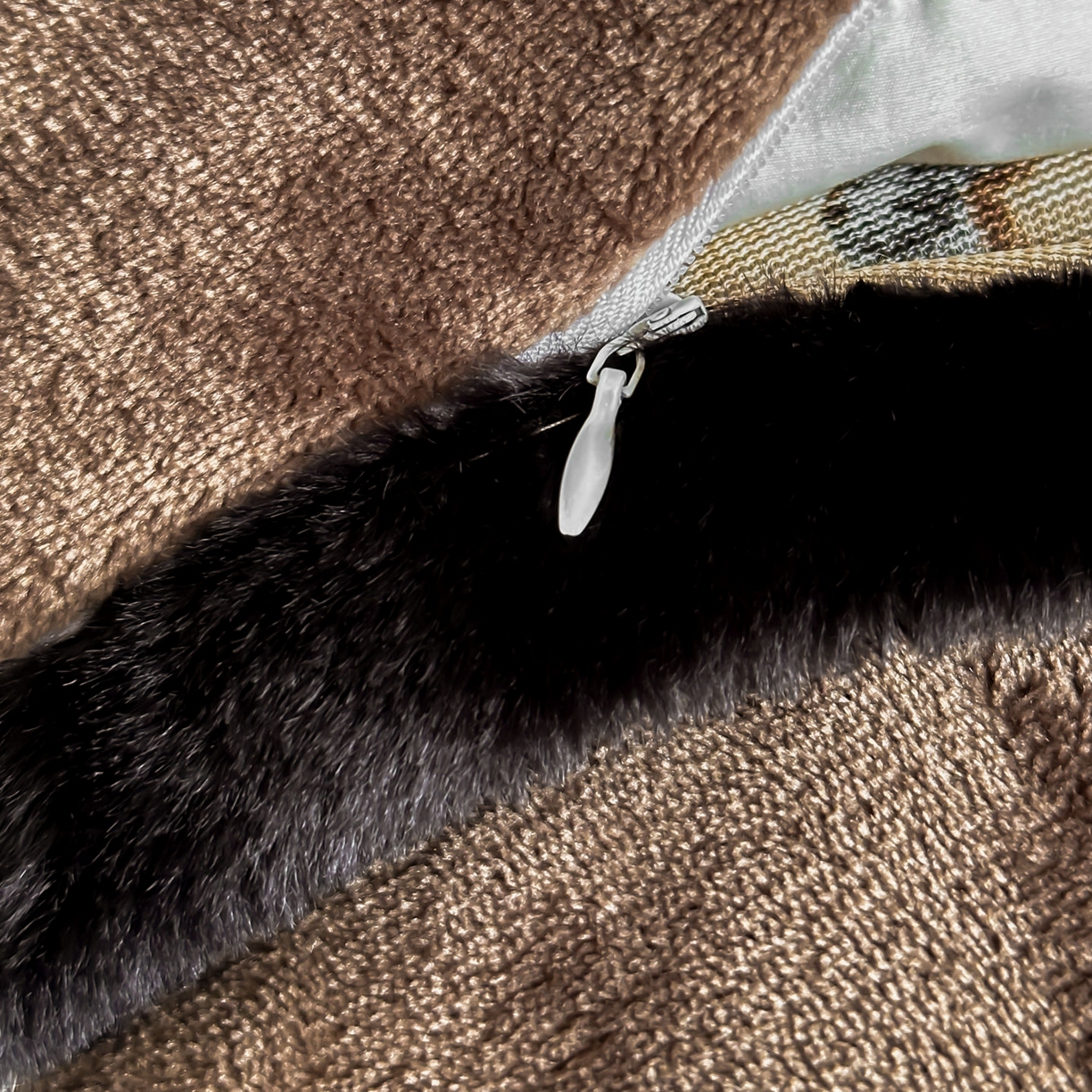 91家纺网 家纺一手货源 找家纺 梵克保罗 2025秋冬新款加厚8斤包边款美拉德仿兔毛皮草牛奶绒四件套 美拉德包边款-莫奈花园