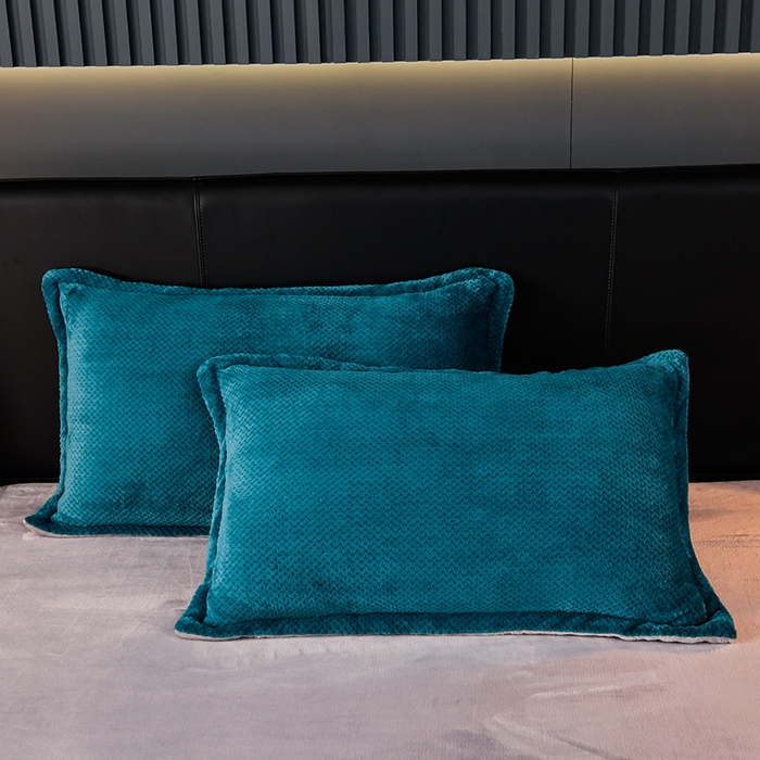 91家纺网 家纺一手货源 找家纺 （总）小牛席业 2025新款菠萝牛奶绒枕套