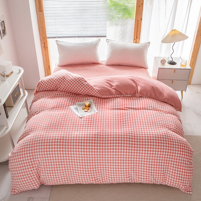 91家纺网 家纺一手货源 找家纺 （总）宅部落 2025新款高克重牛奶绒卡通印花单被套