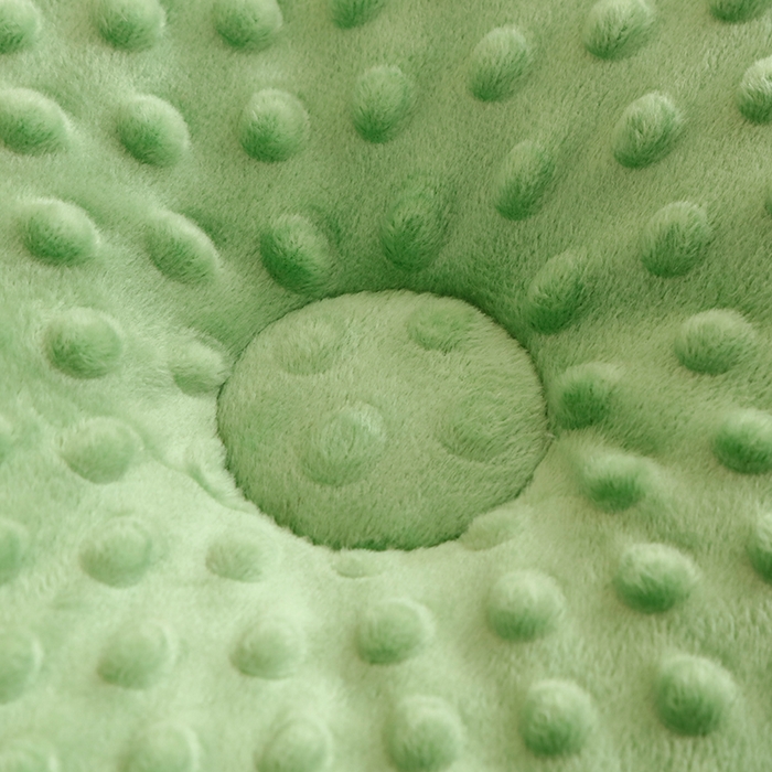 91家纺网 家纺一手货源 找家纺 乐沐 2025新款A类水洗棉双层纱豆豆绒被芯 克洛迪雅-绿