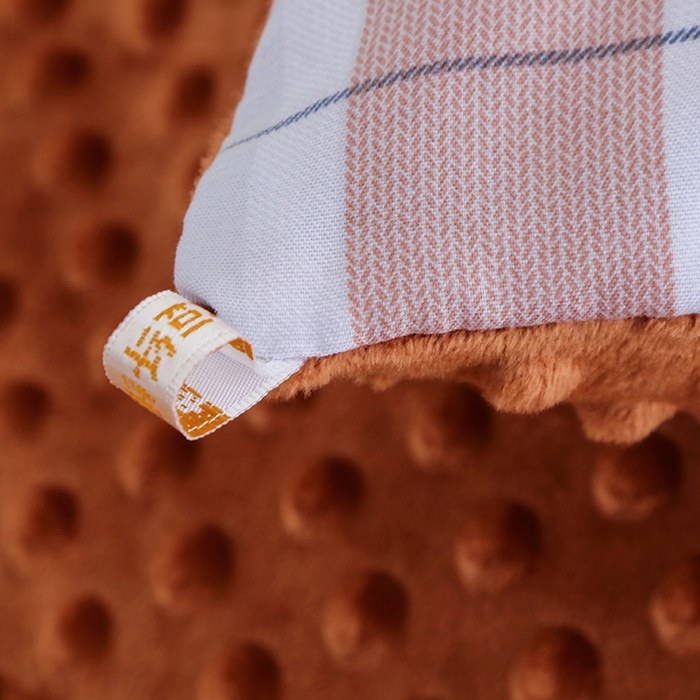 91家纺网 家纺一手货源 找家纺 乐沐 2025新款A类水洗棉双层纱豆豆绒被芯 露西-浅咖