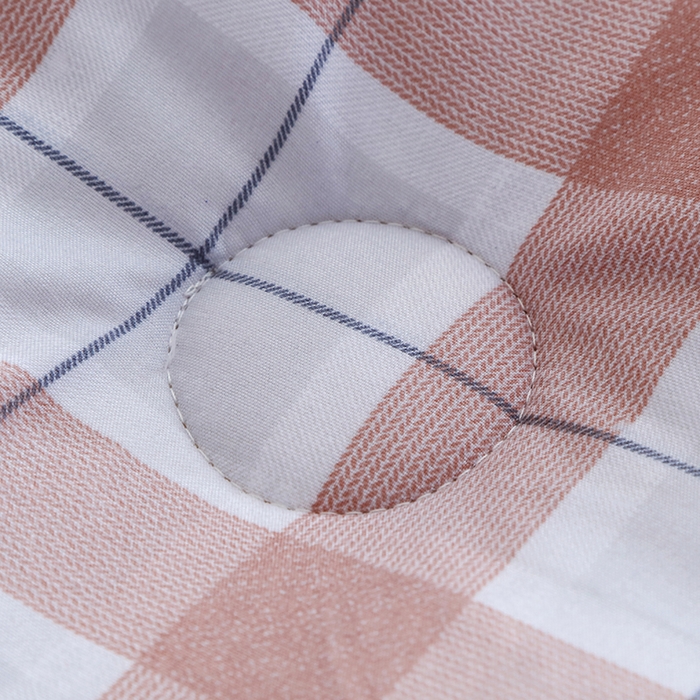 91家纺网 家纺一手货源 找家纺 乐沐 2025新款A类水洗棉双层纱豆豆绒被芯 露西-浅咖