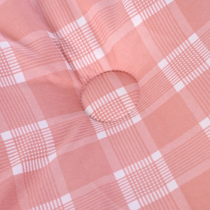 91家纺网 家纺一手货源 找家纺 乐沐 2025新款A类水洗棉双层纱豆豆绒被芯 西雅图-粉玉