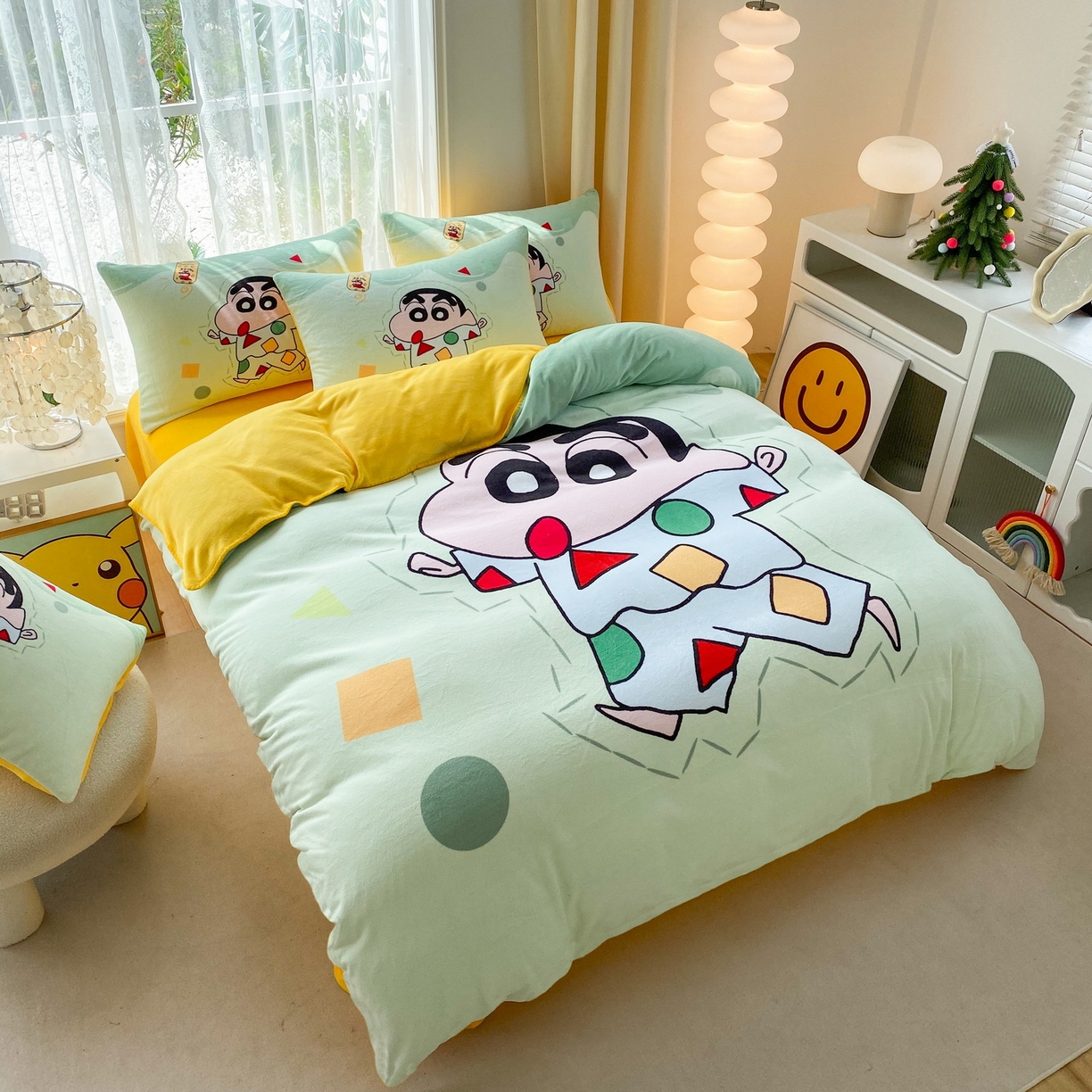 91家纺网 家纺一手货源 找家纺 一电 2025新款双面牛奶绒被套单件150x200儿童加厚法兰珊瑚绒被罩200x230冬季-第二批 小新