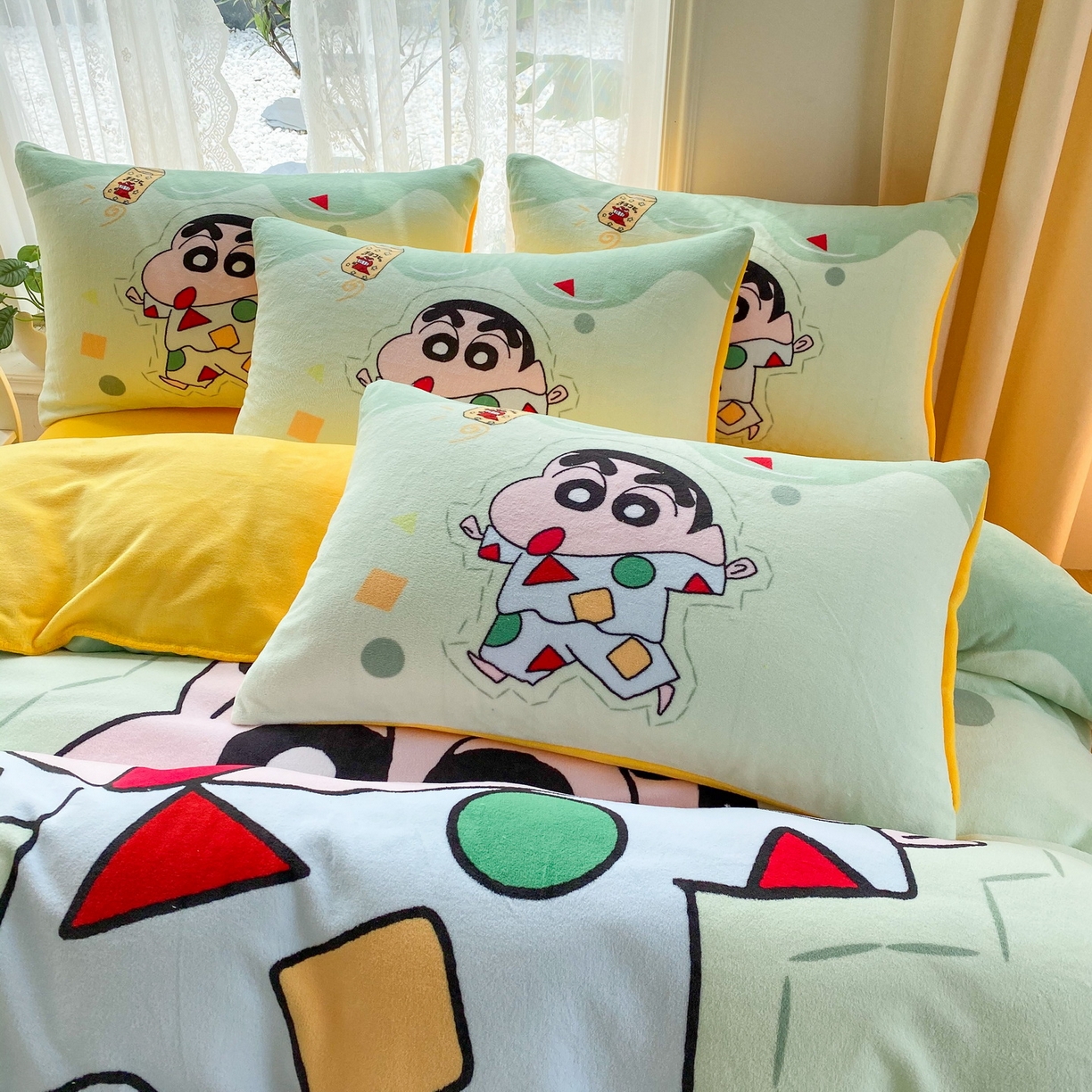 91家纺网 家纺一手货源 找家纺 一电 2025新款双面牛奶绒被套单件150x200儿童加厚法兰珊瑚绒被罩200x230冬季-第二批 小新