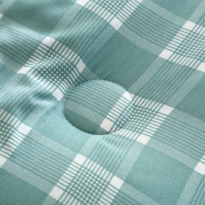 91家纺网 家纺一手货源 找家纺 乐沐 2025新款A类水洗棉双层纱豆豆绒被芯 西雅图-浅绿