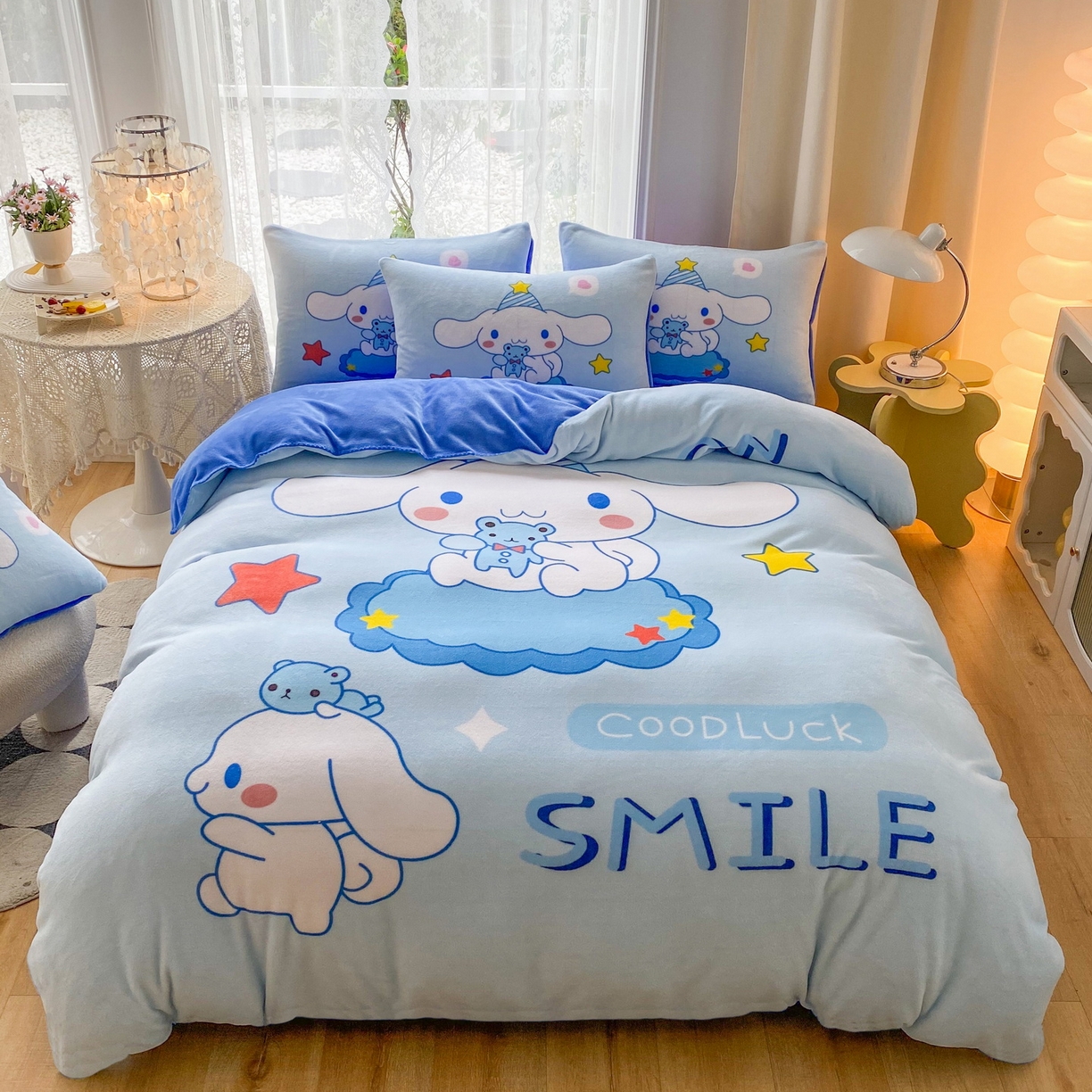 一电 2025新款双面牛奶绒被套单件150x200儿童加厚法兰珊瑚绒被罩200x230冬季-第二批 小熊玉桂狗