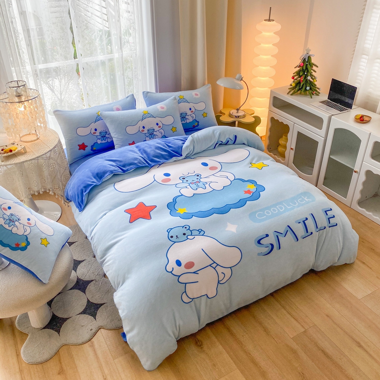 91家纺网 家纺一手货源 找家纺 一电 2025新款双面牛奶绒被套单件150x200儿童加厚法兰珊瑚绒被罩200x230冬季-第二批 小熊玉桂狗