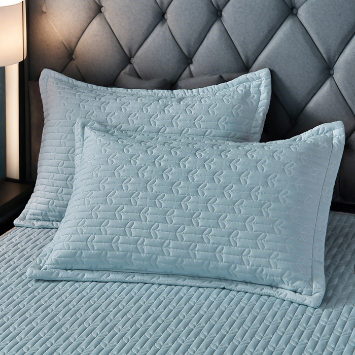 91家纺网 家纺一手货源 找家纺 （总）小牛席业 2025新款加厚亲肤蝴蝶结夹棉枕套