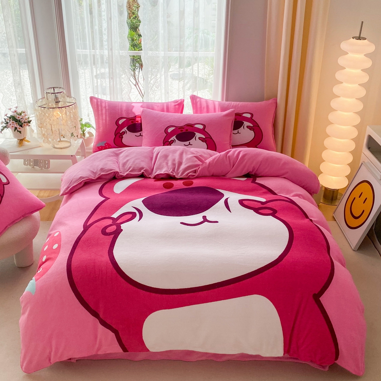 91家纺网 家纺一手货源 找家纺 （总）一电 2025新款冬季双面牛奶珊瑚绒床上四件套法兰绒床品加绒被套床单三件套-第二批