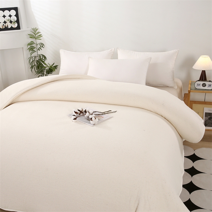 91家纺网 家纺一手货源 找家纺 （总）好老表被业 2025新款新疆100%纯棉花被芯鱼鳞网纱整张填充棉胎冬被保暖四季被子加厚全棉春