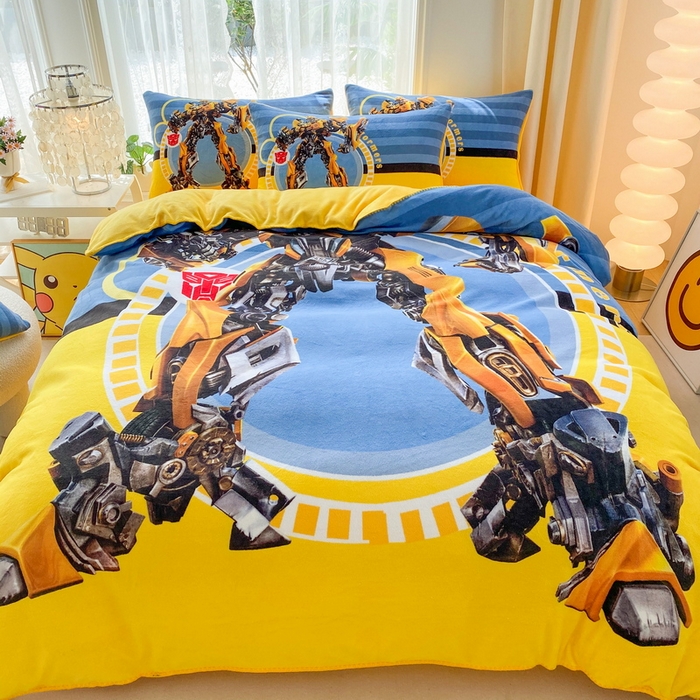 91家纺网 家纺一手货源 找家纺 （总）一电 2025新款冬季双面牛奶珊瑚绒床上四件套法兰绒床品加绒被套床单三件套-第二批