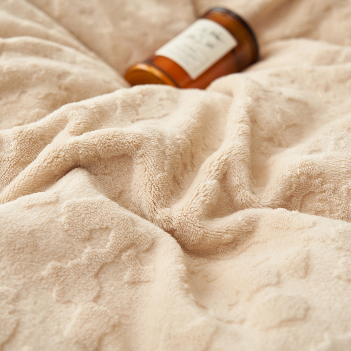 91家纺网 家纺一手货源 找家纺 寐绸家纺 2025秋冬新款230g牛奶绒壁纸风雕花四件套 壁纸风-浅驼