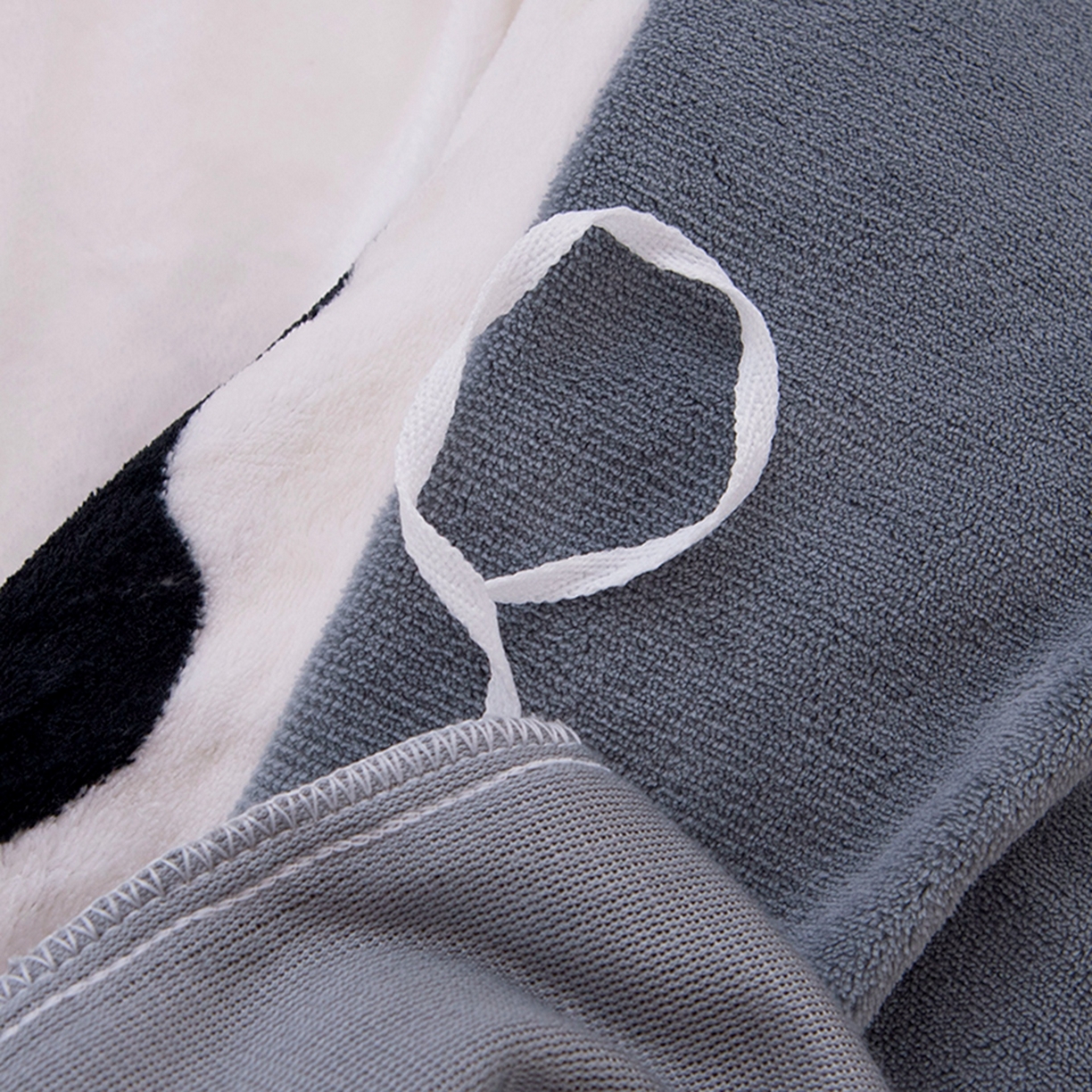 91家纺网 家纺一手货源 找家纺 萌宝家纺 2025新款加厚儿童牛奶绒被套幼儿园保暖三件套 奶牛