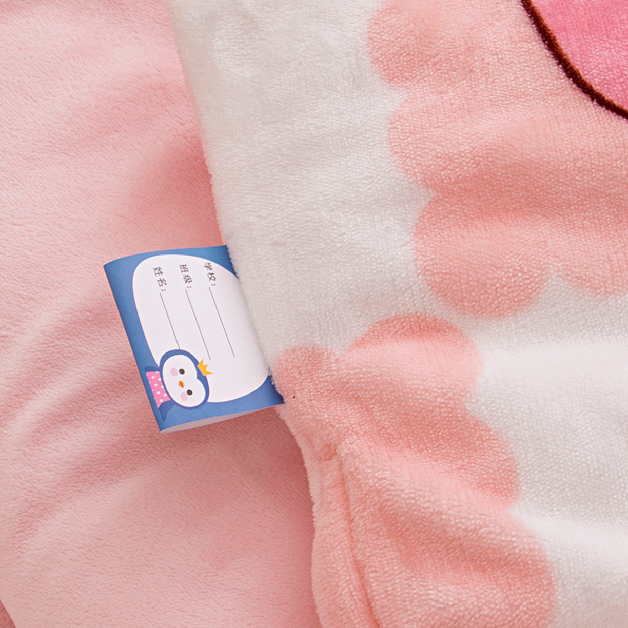 91家纺网 家纺一手货源 找家纺 萌宝家纺 2025新款加厚儿童牛奶绒被套幼儿园保暖三件套 蛋糕兔子