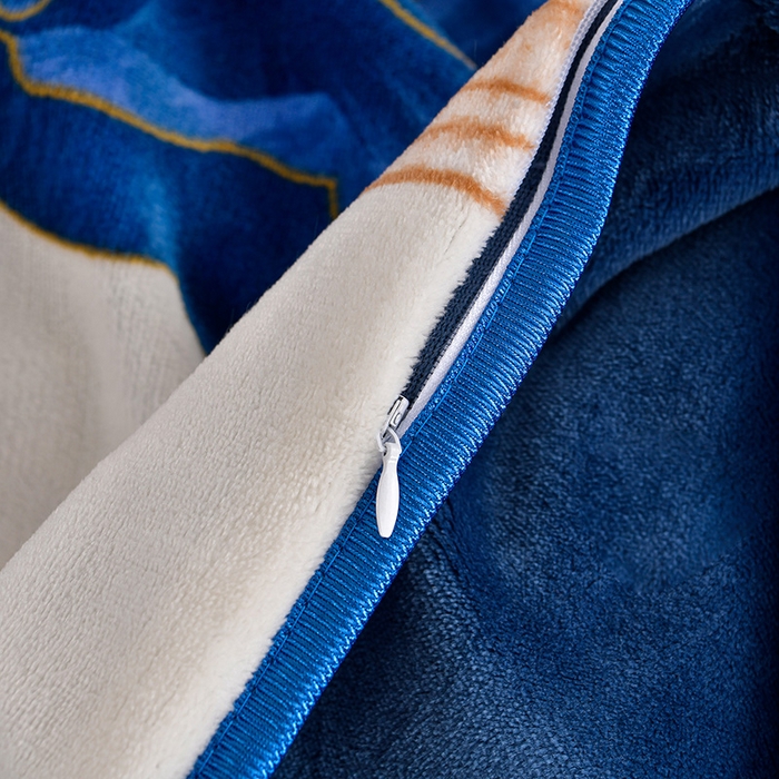 91家纺网 家纺一手货源 找家纺 妮恒美 2025新款牛奶绒印花床裙款四件套法莱绒四件套珊瑚金貂绒四件套 花开绽放