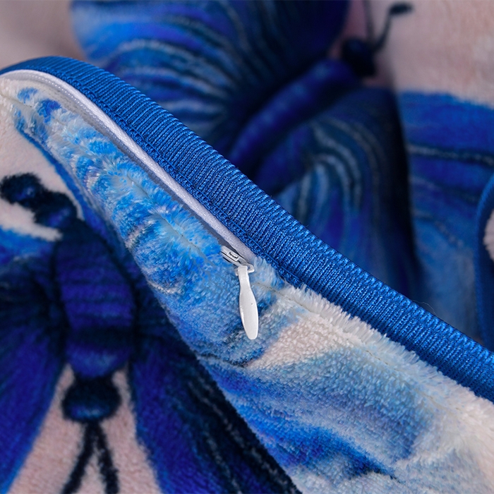 91家纺网 家纺一手货源 找家纺 妮恒美 2025新款牛奶绒印花床裙款四件套法莱绒四件套珊瑚金貂绒四件套 翩翩起舞