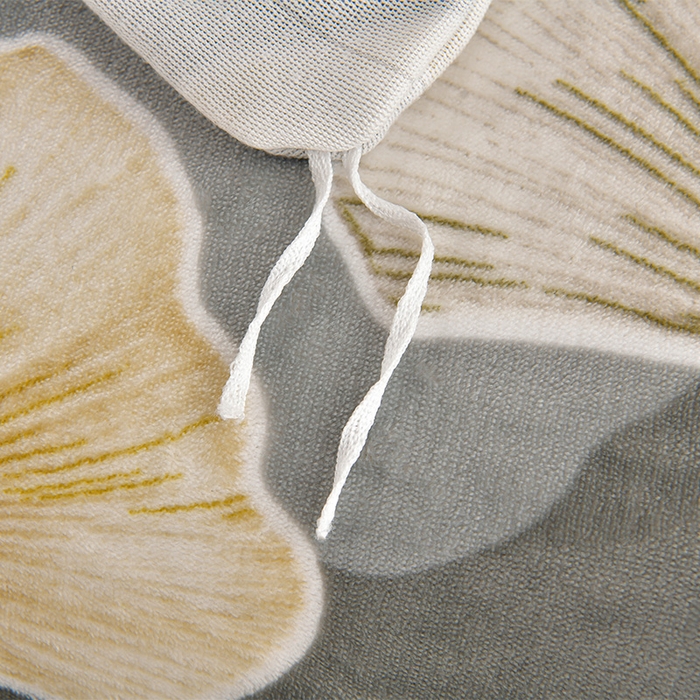 91家纺网 家纺一手货源 找家纺 妮恒美 2025新款牛奶绒印花床裙款四件套法莱绒四件套珊瑚金貂绒四件套 幸运叶