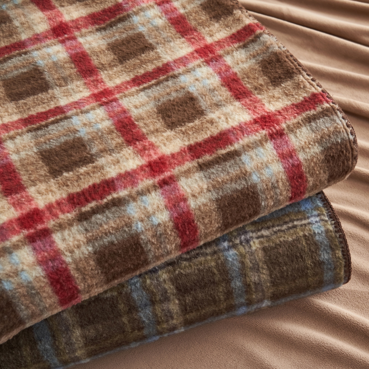 91家纺网 家纺一手货源 找家纺 寐绸家纺 2025新款230g双层羊绒牛奶绒毛毯 组合图仅供展示