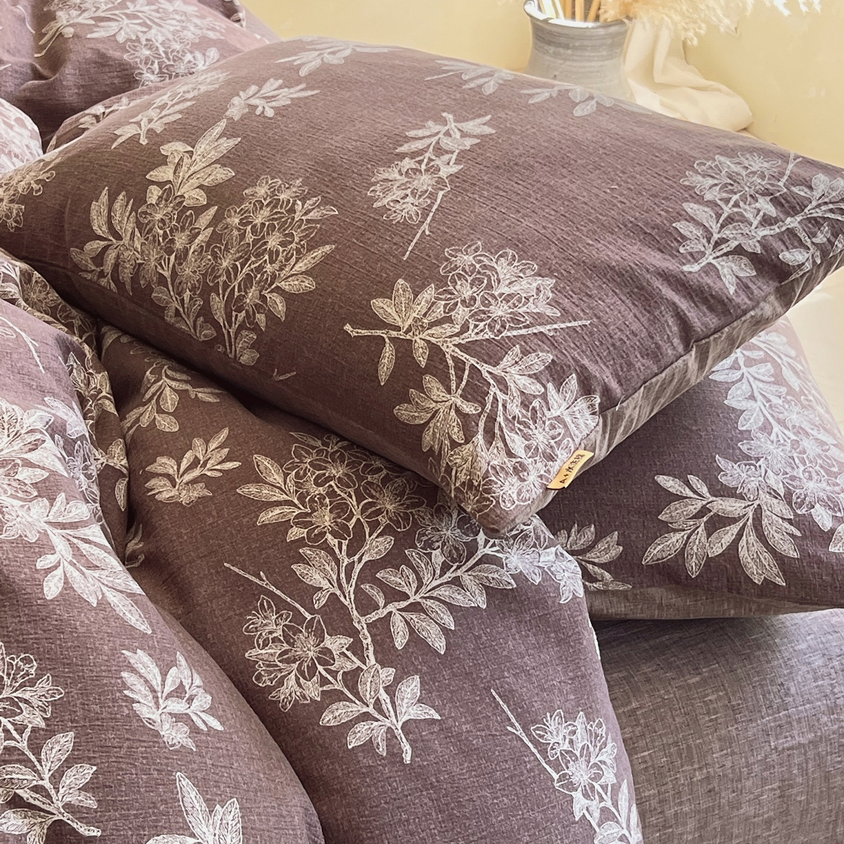 91家纺网 家纺一手货源 找家纺 （总）灿哈家纺 2025新款复古风仿麻四件套